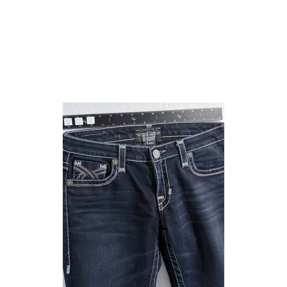 Big Star Vintage Cowgirl Jenae Skinny Jeans Womens 28L (30x33.5) Blue Denim - Picture 5 of 7